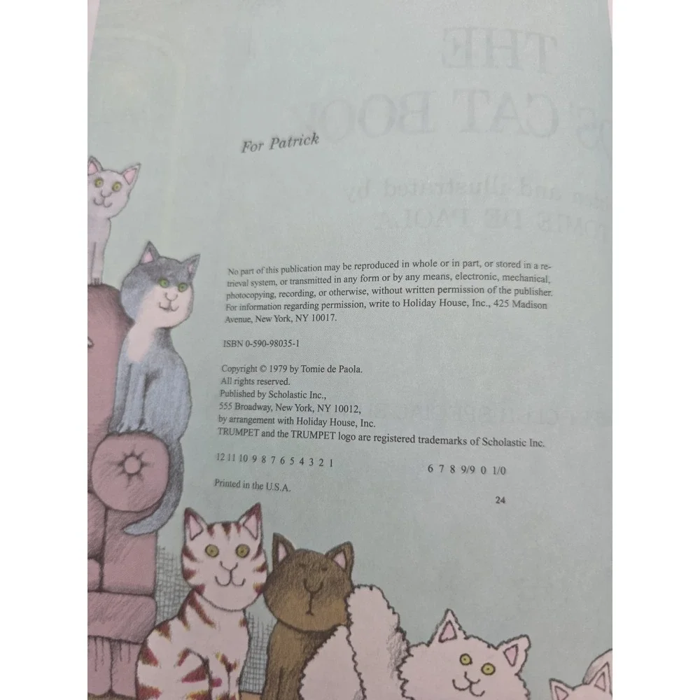 The Kids Cat Book - Paperback By Depaola, Tomie - VERY GOOD